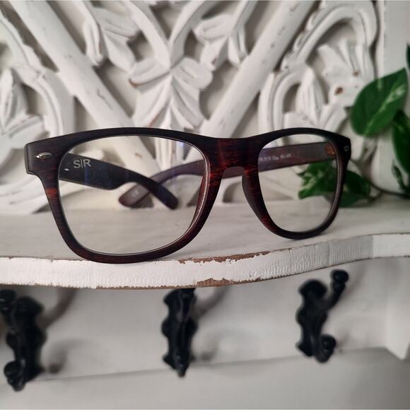 SHADYRAYS Classic Timber in Deep Timber Wood Grain Blue Light Glasses - Picture 7 of 14